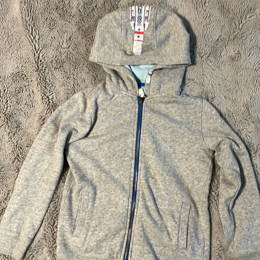 Mini Boden Kids Zippered Rocket Hoodie